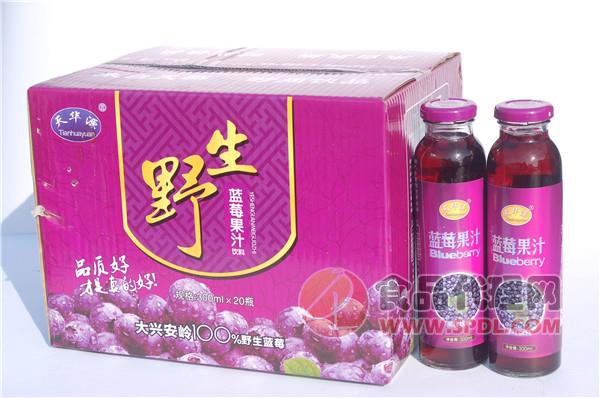 天华源蓝莓果汁300mlx20瓶