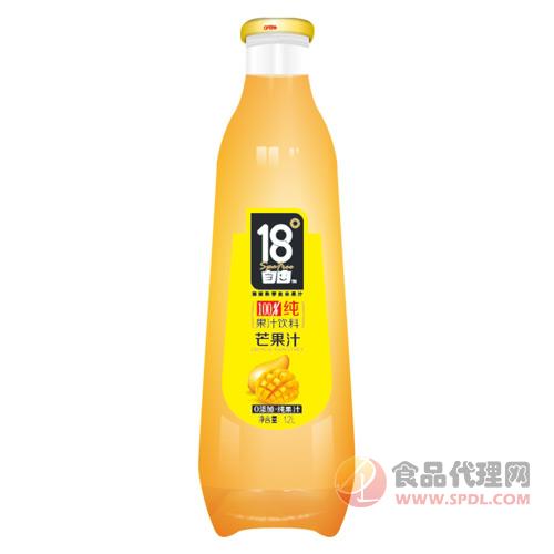自由18°芒果汁1.2L