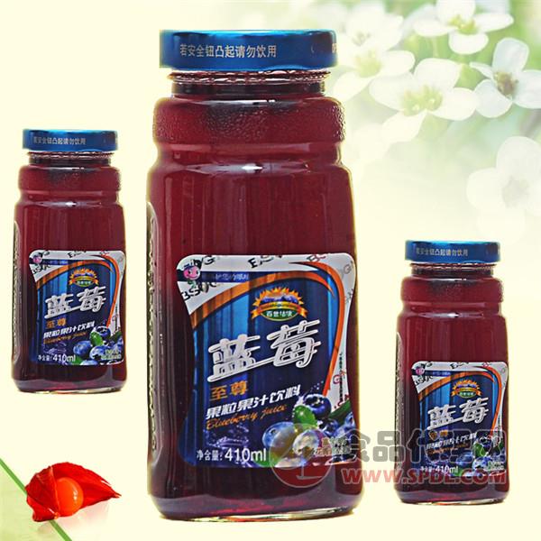 百世姑娘蓝莓果汁410ml/瓶