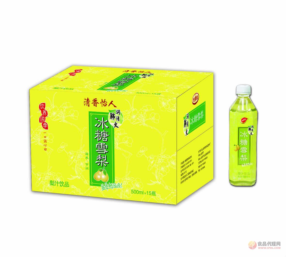 怡果缘冰糖雪梨箱装500ml