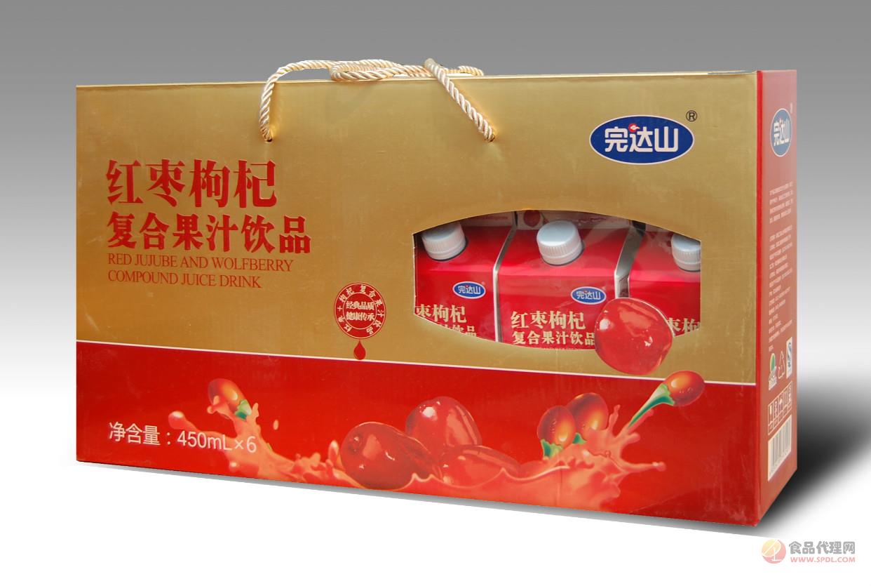 完达山红枣枸杞复合果汁饮品礼盒
