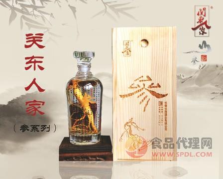 关东人家参酒木盒500ml