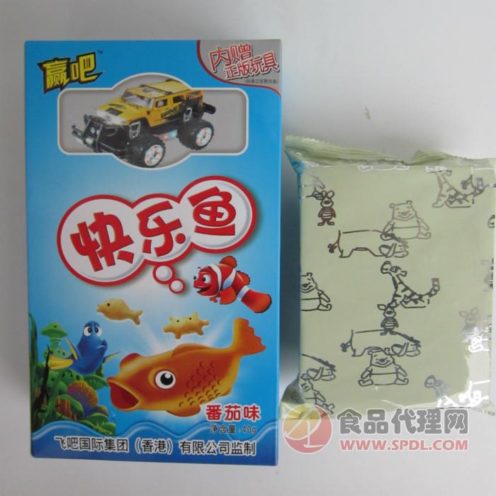 贏吧快樂(lè)魚番茄味內(nèi)增玩具