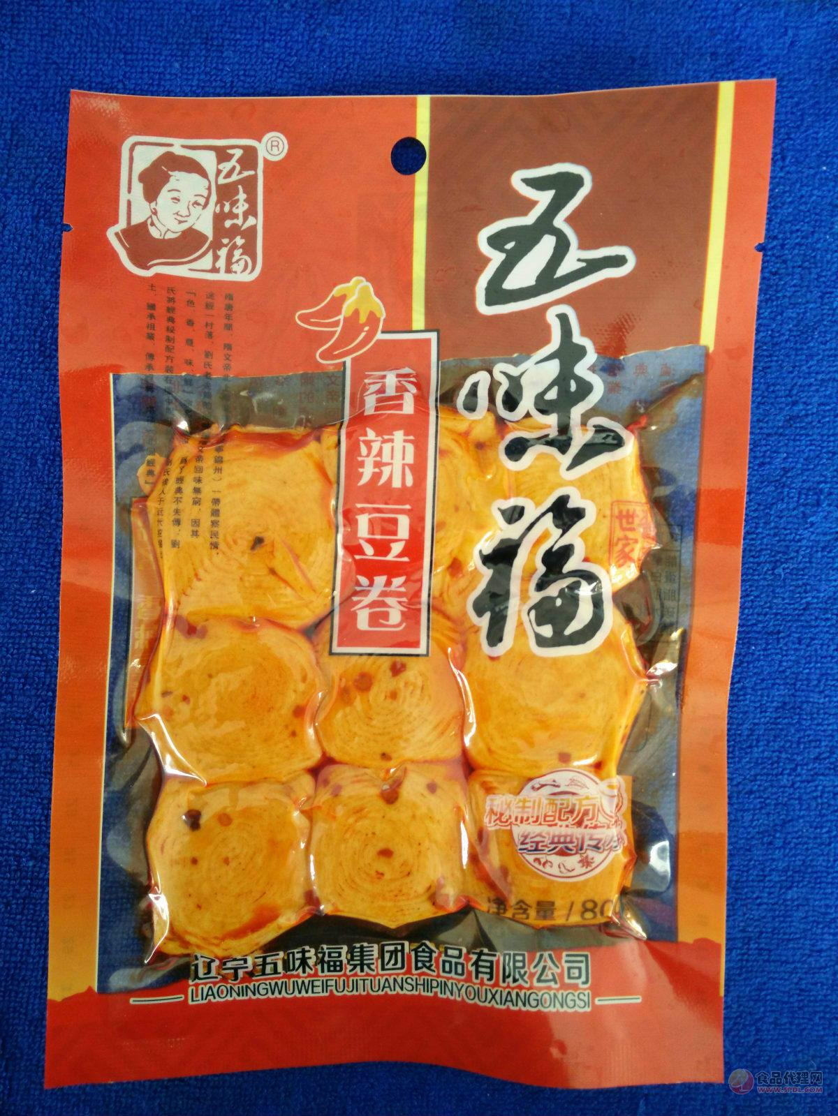 五味福香辣豆卷80g