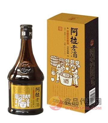 阿拉老酒新五年老酒500ml