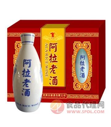 阿拉老酒白瓷十年陈酒500ml