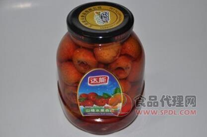 达能山楂水果罐头710g