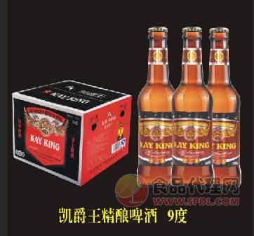 凯爵王精酿啤酒玻璃瓶9° 500ml