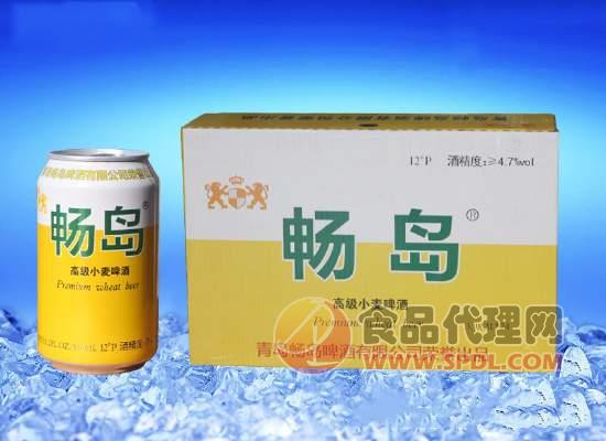 畅岛12度小麦啤酒330ml