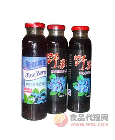 野果王蓝莓果汁300ml