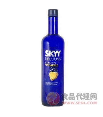 美国深蓝牌伏特加(菠萝味)750ml