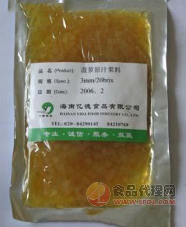 海南亿德菠萝原汁果料1kg