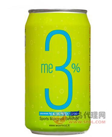米3柚子味玛可利米酒罐装350ml