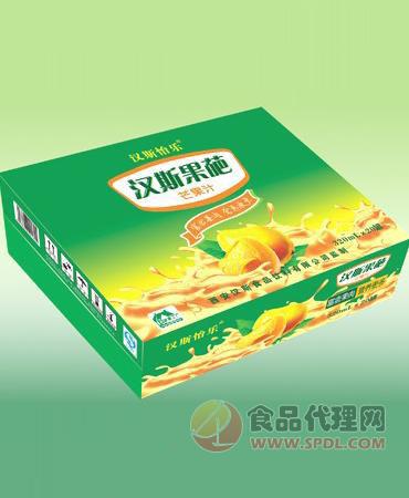 汉斯果葩芒果汁箱装320ml