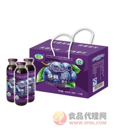 林海野生蓝莓果汁300ml