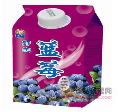 野生蓝莓果汁饮料500ml