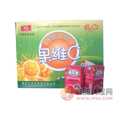 果维C蜜橙汁饮料240ml