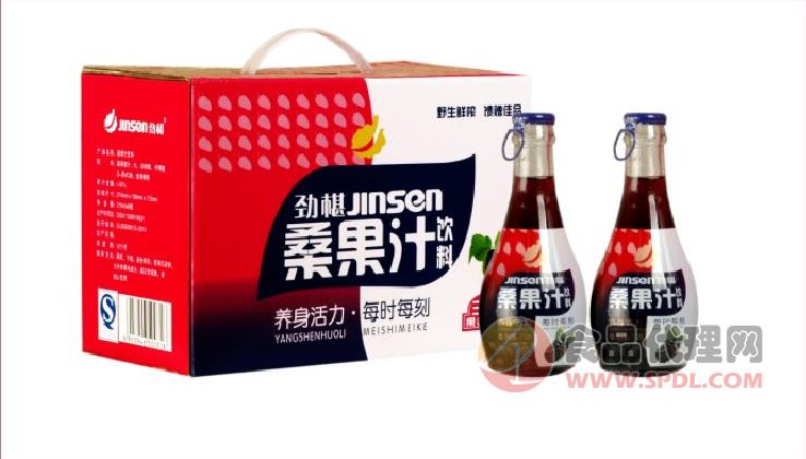 劲椹桑果汁饮料礼盒装210mlX8瓶