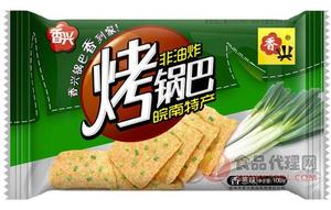 香兴烤锅巴香葱味100g