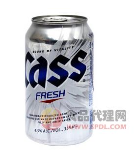 韩国进口凯狮CASS啤酒355ml