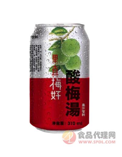 明新酸梅湯310ml/罐