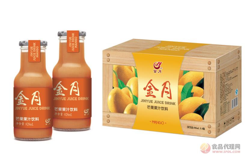 金月芒果果汁饮料木盒300ml