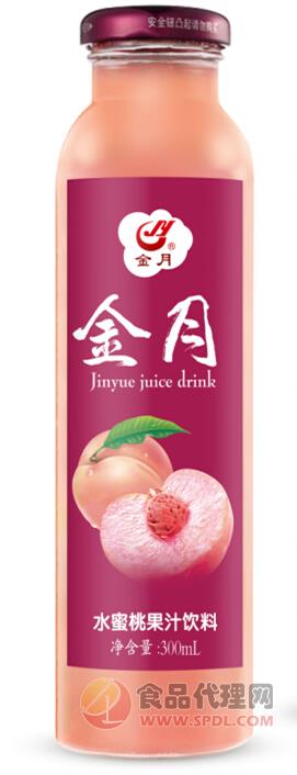金月水蜜桃果汁饮料300ml
