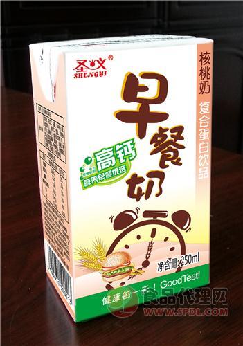 圣义苗条包核桃早餐奶240ml