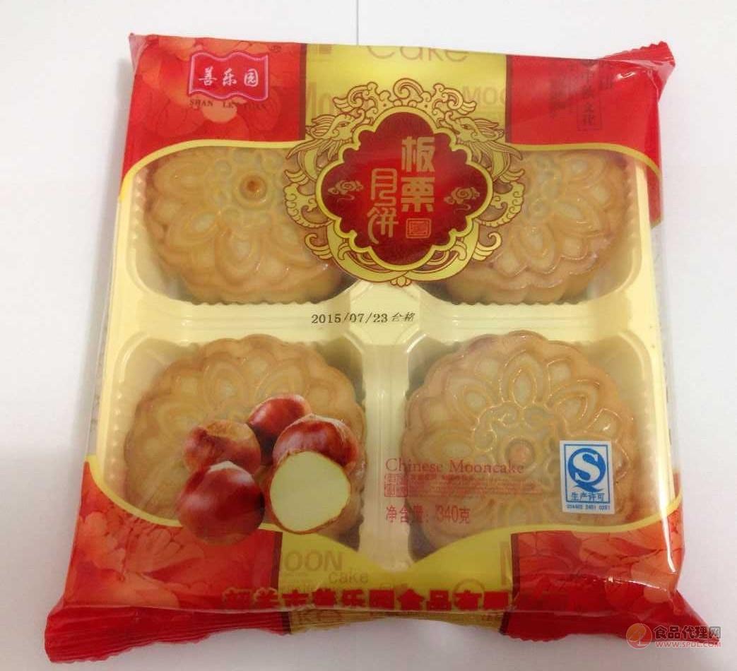 员工月饼板栗月饼340g