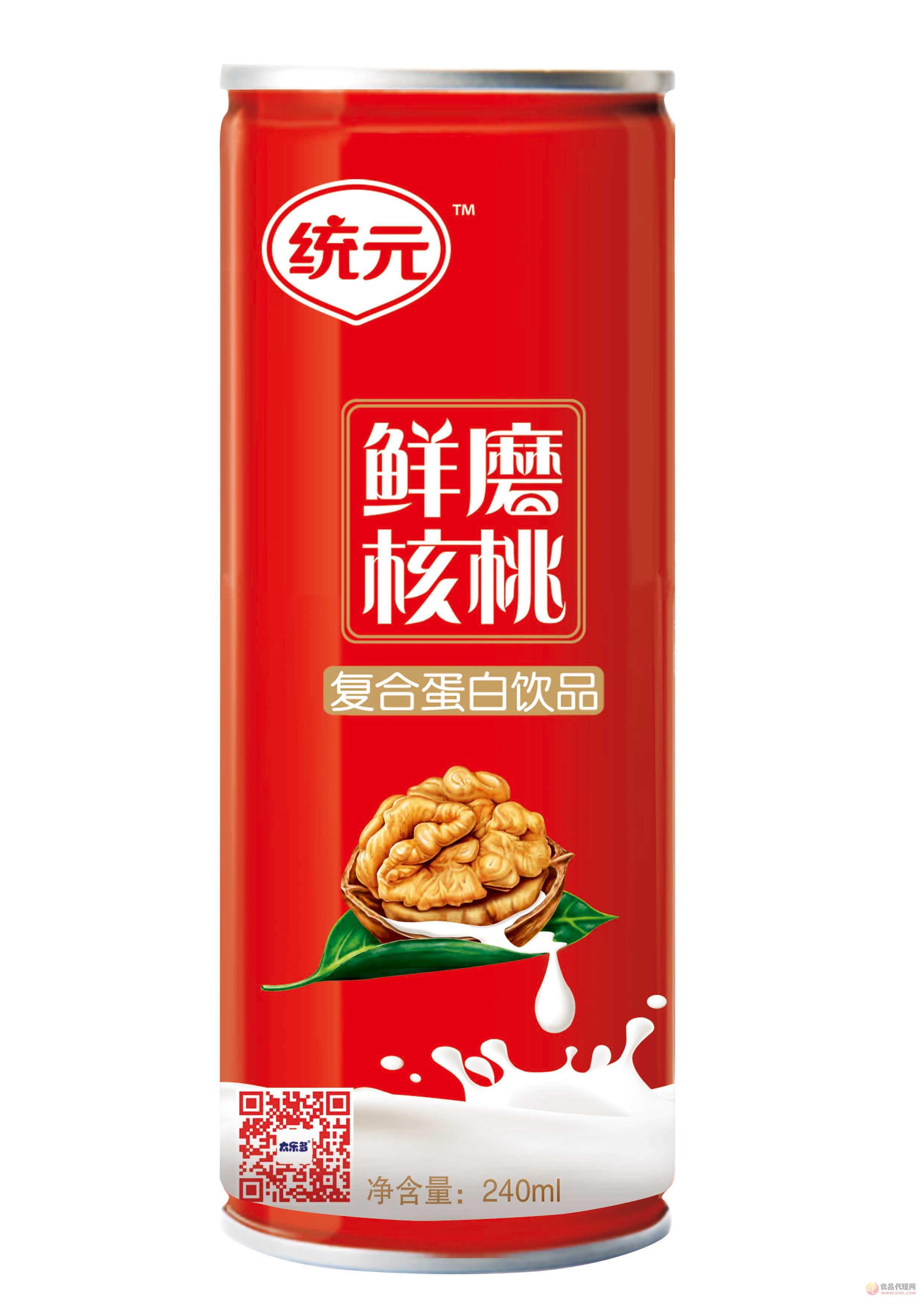 统元鲜磨核桃复合蛋白饮品240ml