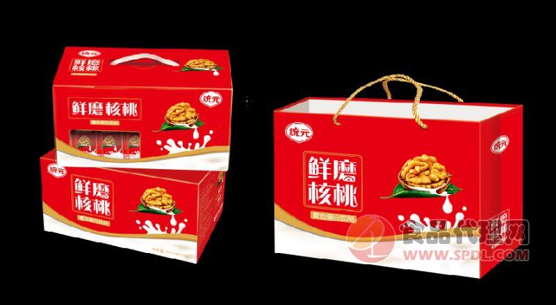 统元鲜磨核桃复合蛋白饮品礼盒240ml