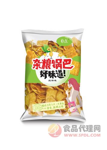 0点杂粮锅巴烧烤味300g