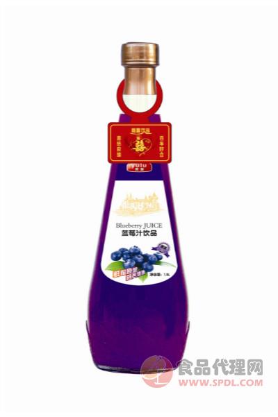 雨露蓝莓汁饮料1.5L