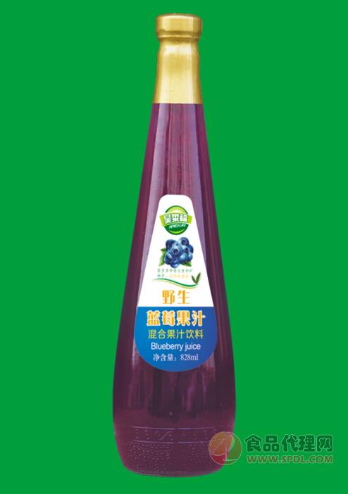 昊莱福野生蓝莓汁828ml