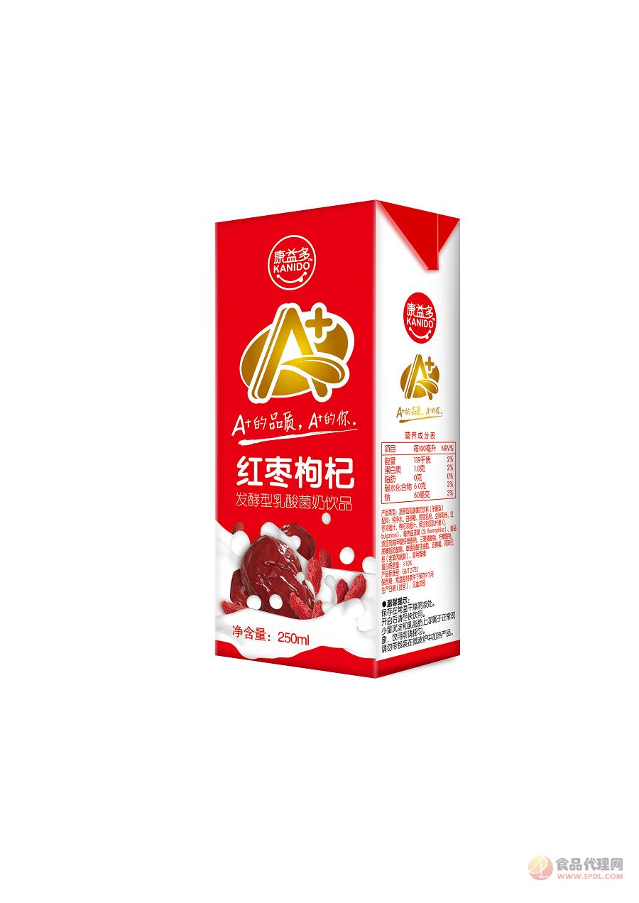 康益多红枣枸杞乳酸菌250ml
