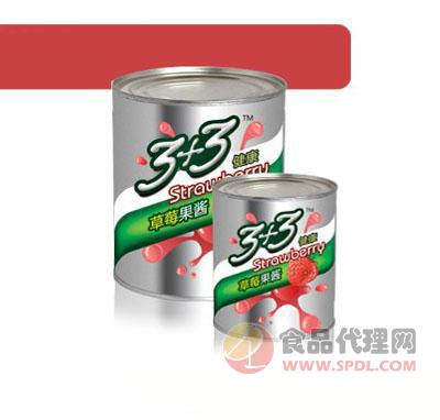 3+3蛋糕装饰果酱-草莓500g