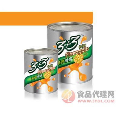 3+3蛋糕装饰果酱-菠萝500g