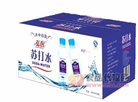 弘创水中白金苏打水360ml