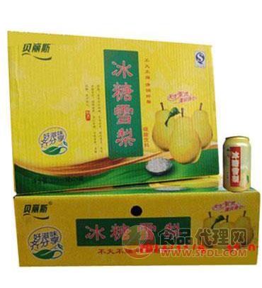 贝丽斯冰糖雪梨碳酸饮料320ml