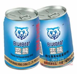 蓝熊维生素果味能量饮料250ml