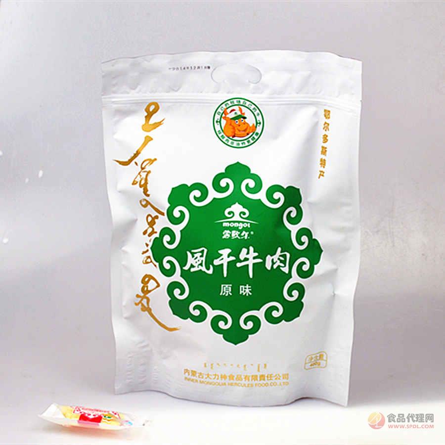 蒙格尔新原味风干牛肉400g