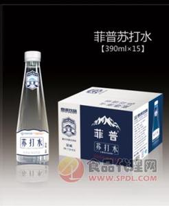 菲普苏打水390ml