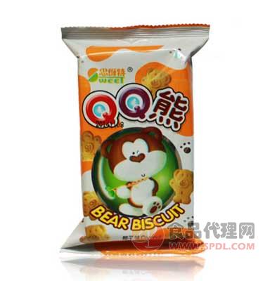 思维特QQ熊饼干椰子味散称