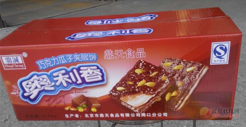 鼎诚奥利香巧克力瓜子夹层饼干4.4kg