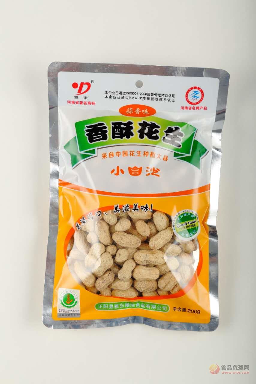 雅东小白沙香酥花生蒜香味200g