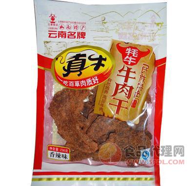 真牛236克香辣牛肉干