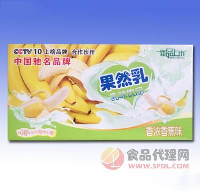 旺佳果然乳香浓香蕉味饮品250ml