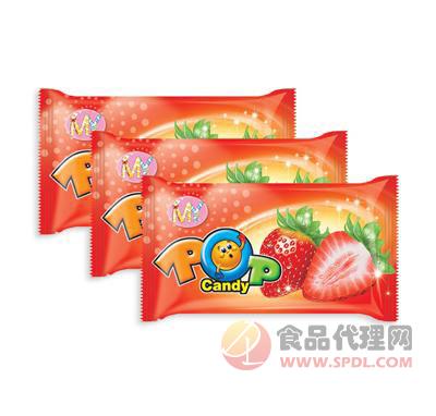蜜缘草莓硬糖单口味3g