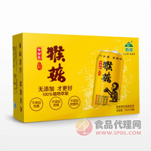 春都猴菇枸杞植物饮品礼盒310ml