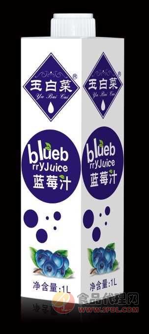 玉白菜蓝莓汁1L